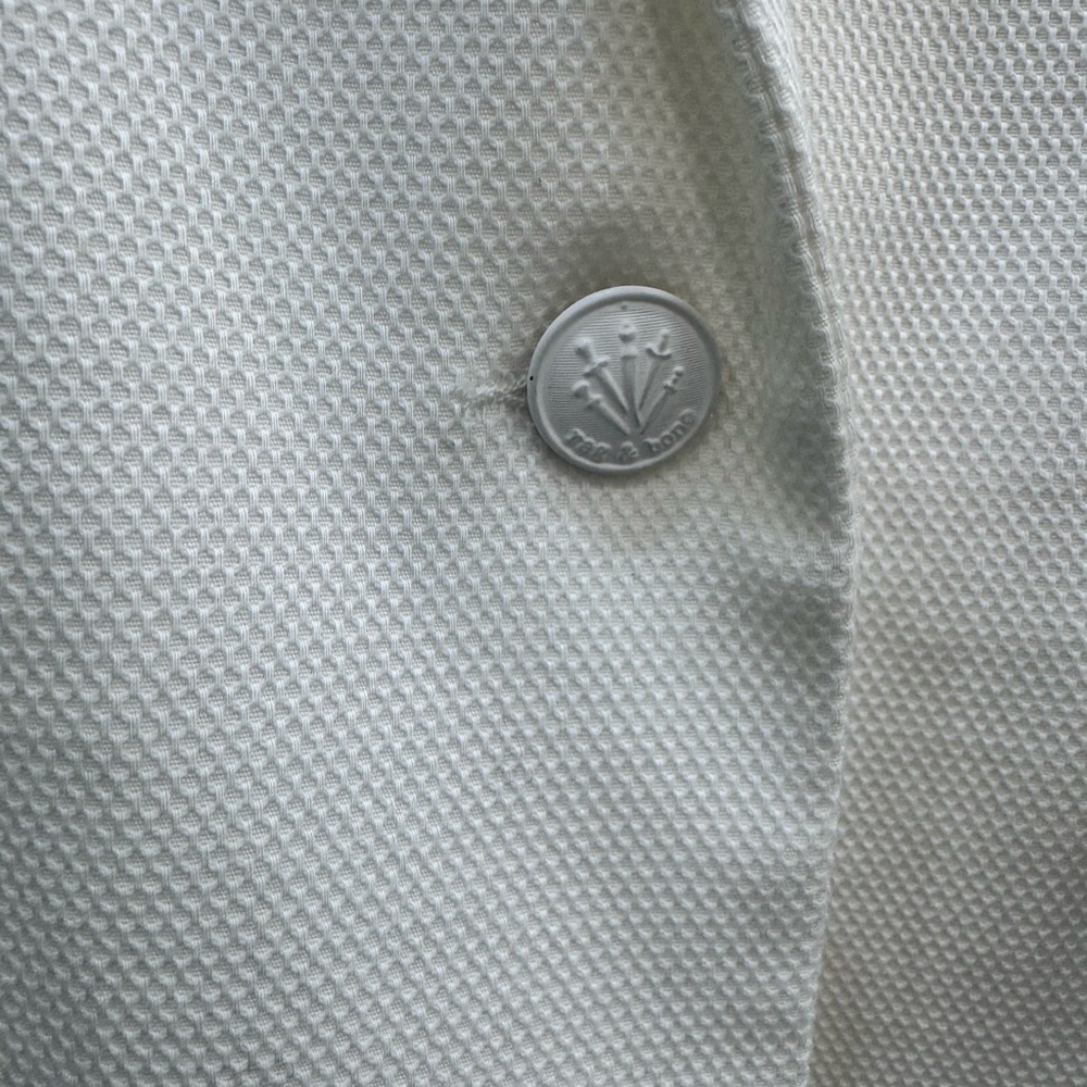 Rag & Bone Off-White Women's Single-breasted Blazer Size 0 - Picture 5 of 9